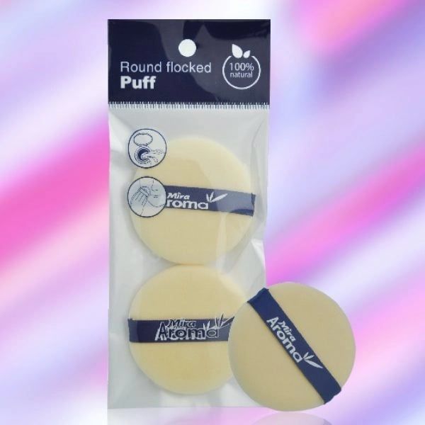 Bông Phấn Khô Mira Aroma Hình Tròn Siêu Mịn