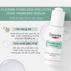 Tinh Chất Cho Da Mụn Eucerin Poreless Solution Giúp Giảm Mụn Và Thu Nhỏ Lỗ Chân Lông 30ml