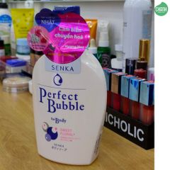 Sữa Tắm Dưỡng Ẩm Senka Perfect Bubble For Body Floral 500ml