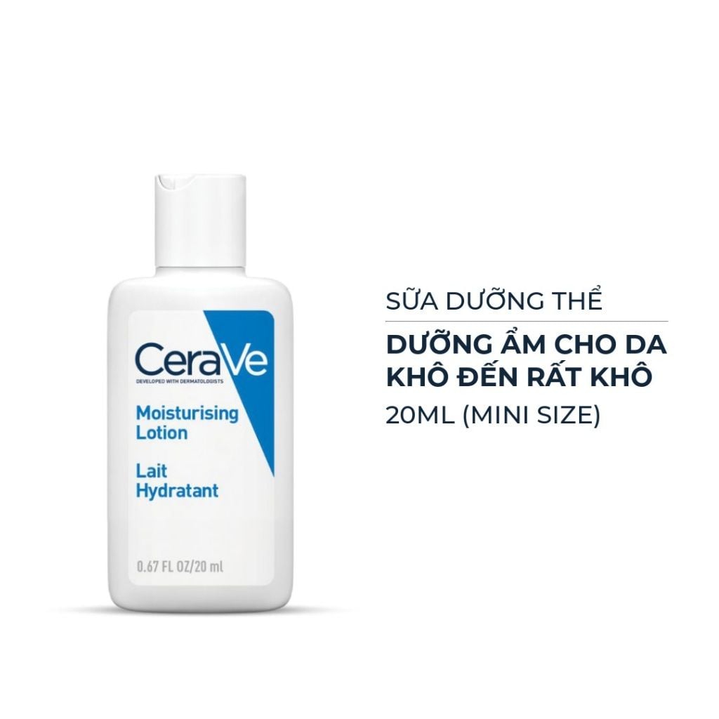 Kem Dưỡng Ẩm CeraVe Moiturizing Lotion Hằng Ngày 20ml Mini size