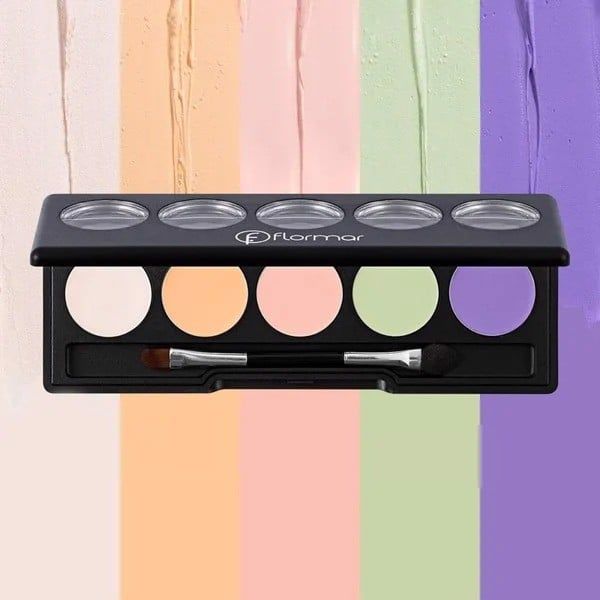 Bảng màu Che Khuyết Điểm 5 Ô Flormar Palette Camouflage Palette Concealer 7.5g