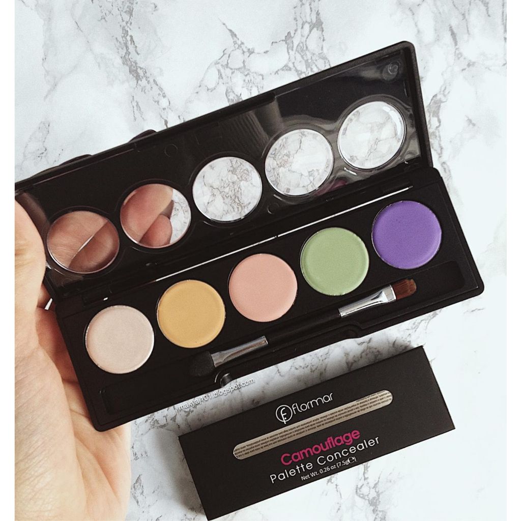 Bảng màu Che Khuyết Điểm 5 Ô Flormar Palette Camouflage Palette Concealer 7.5g