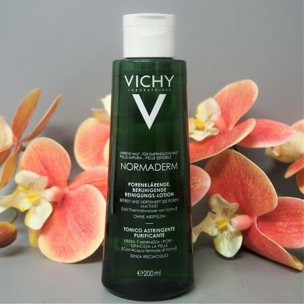 Nước Cân Bằng Vichy Normaderm Purifying Giúp Thông Thoáng Thu Nhỏ Lỗ Chân Lông Cho Da Dầu Mụn 200ml