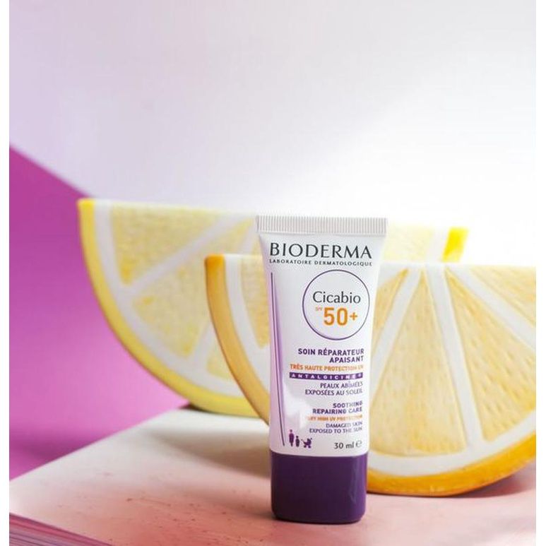 Kem dưỡng chống nắng, phục hồi da Bioderma Cicabio SPF 50+ 30ml