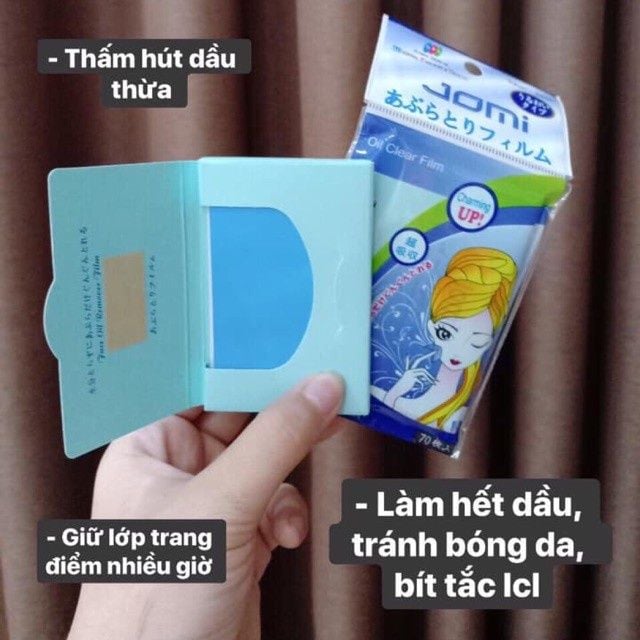 Giấy thấm dầu Jomi 70 tờ