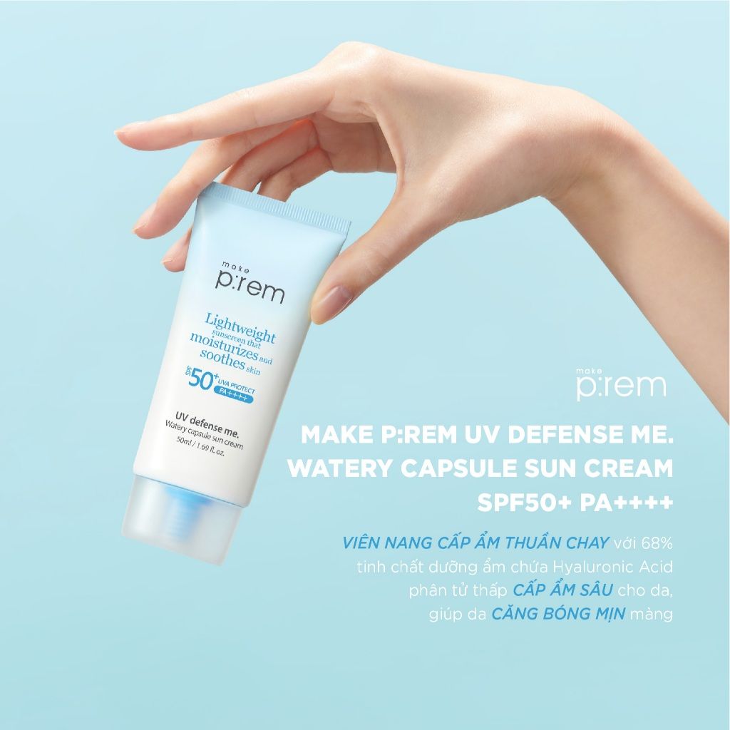 Kem Chống Nắng MAKE PREM UV Defense Me SPF50+ PA++++