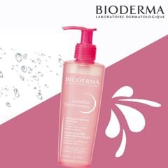 Gel rửa mặt tạo bọt cho da nhạy cảm Bioderma Sensibio Gel Moussant