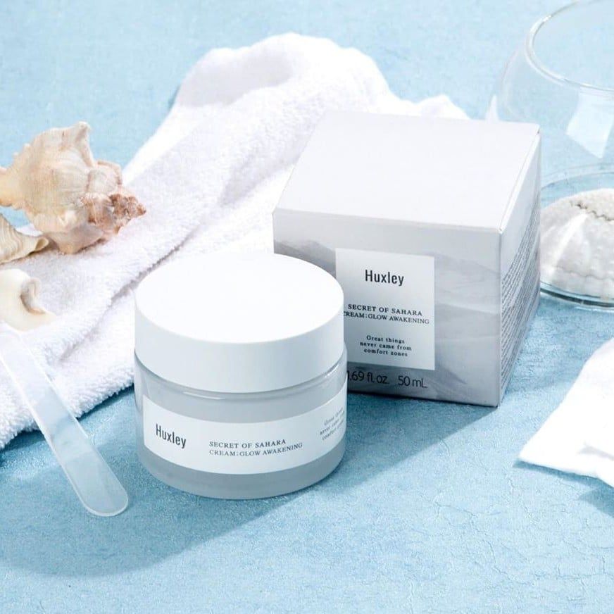Kem Dưỡng Ẩm Trắng Da Huxley Secret Of Sahara Cream: Glow Awakening 50ml