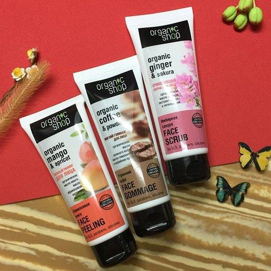 Tẩy Tế Bào Chết Mặt Organic Shop Soft Face Gommage 75ml