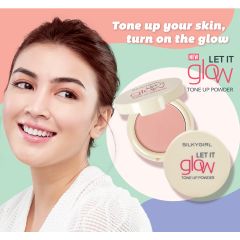 Phấn nâng tông Silkygirl Let It Glow Tone Up Powder #01 Radiant 7g