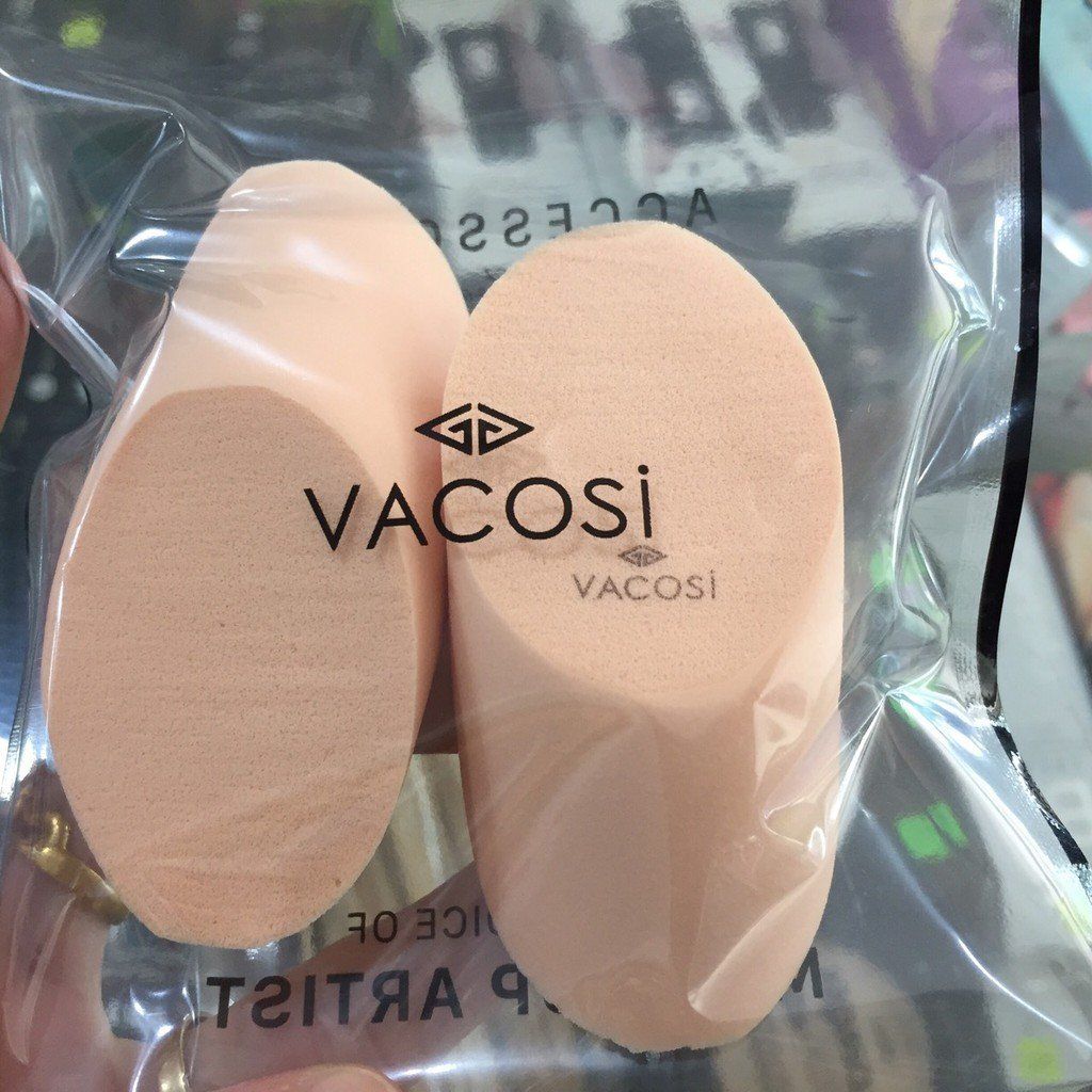 Bông Phấn Ướt Xúc Xích Vacosi Pro Makeup BP10