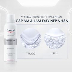 Xịt Dưỡng Ẩm Eucerin Hyaluron Mist Spray Sensitive Skin Dành Cho Da Nhạy Cảm