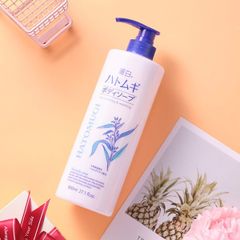 Sữa Tắm Hatomugi Dưỡng Ẩm, Sáng Da Chiết Xuất Ý Dĩ 800ml