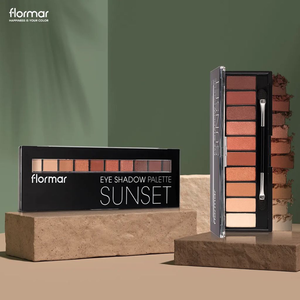 Bảng phấn mắt Flormar 10 ô Eye Shadow Palette Sunset
