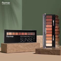 Bảng phấn mắt Flormar 10 ô Eye Shadow Palette Sunset