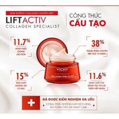 Kem dưỡng Vichy cải thiện lão hoá collagen specialist 50ml