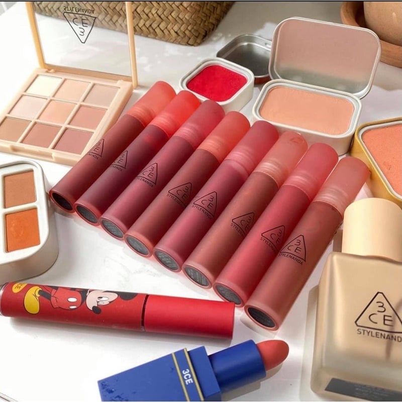 Son Tint 3CE Blur Water Tint Son Kem Cho Viền Môi Mờ Ảo Không Lem
