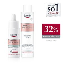 Combo Eucerin Serum Giảm Thâm Nám, Kiểm Soát Dầu Spotless Brightening Crystal Booster 30ml+ Boosting Essence