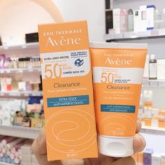 Kem chống nắng cho da nhờn mụn Avène Cleanance Protection SPF50+ 50ml (mẫu mới 2022)