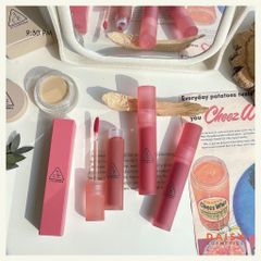 Son Tint 3CE Blur Water Tint Son Kem Cho Viền Môi Mờ Ảo Không Lem