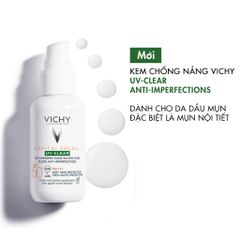 Kem chống nắng dành cho da dầu mụn Vichy UV-Clear Anti-Imperfections 50ml