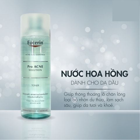 Nước Cân Bằng Eucerin Pro Acne Dành Cho Da Mụn