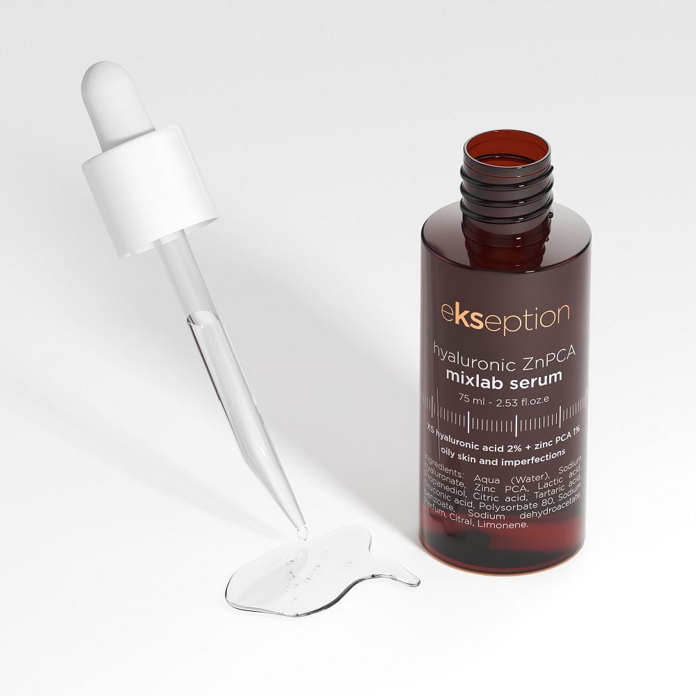 Tinh Chất Giảm Mụn Ekseption Hyaluronic ZnPCA Mixlab Serum Kiểm Soát Dầu 75ml
