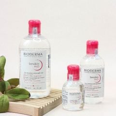 Nước tẩy trang Bioderma sensibio H2O nắp hồng cho da thường, da khô (100ml-250ml-500ml)