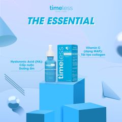 Tinh Chất Dưỡng Ẩm Làm Trắng Da Timeless Hyaluronic Acid + Vitamin C (30ml)