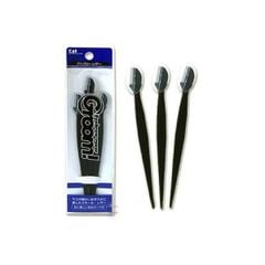Set 3 dạo cạo lông mày cán dài KAI (màu đen)