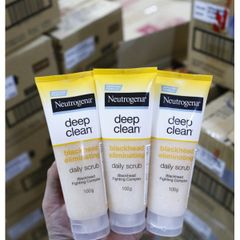 Sữa rửa mặt Neutrogena Deep Clean Blackhead Eliminating Daily Scrub 100gr