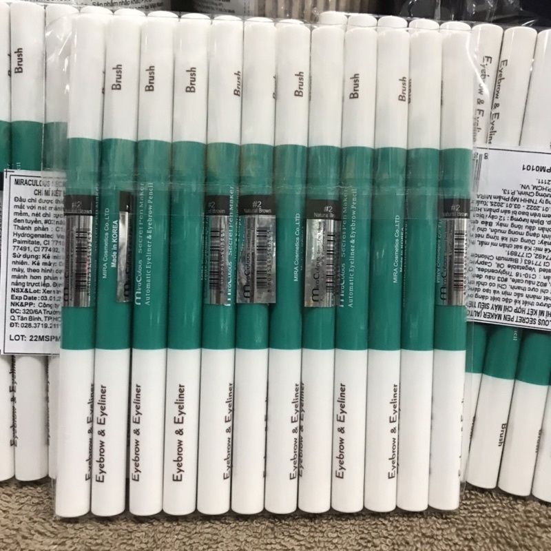 Chì Kẻ Mày MiraCulous Secret Pen Maker 2 Đầu Tiện Lợi