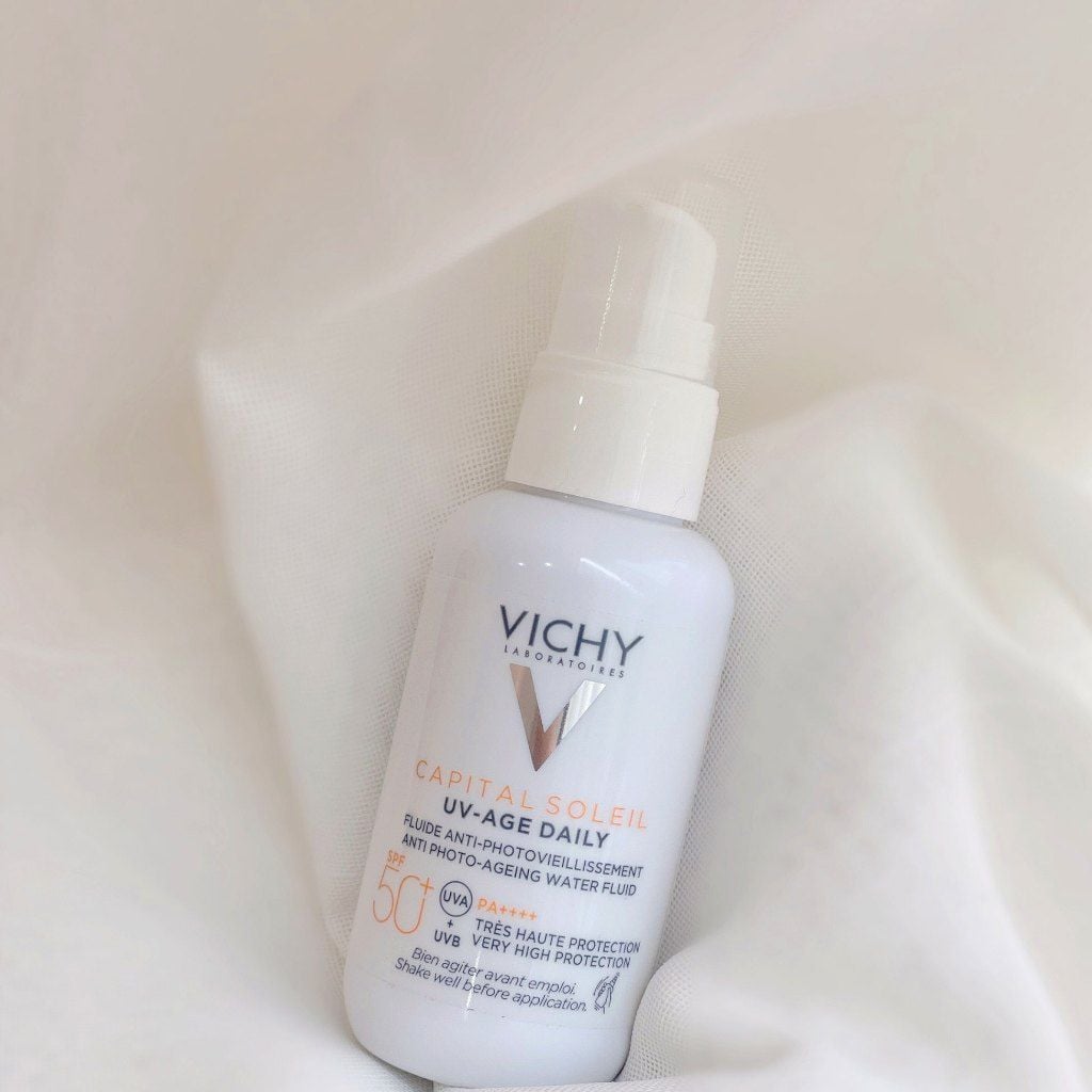 Gel Chống Nắng Vichy Bảo Vệ Da, Ngừa Thâm Nám Capital Soleil UV Age Daily SPF50 50ml