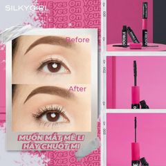 Mascara 2 đầu Silkygirl Double Take Waterproof Duo