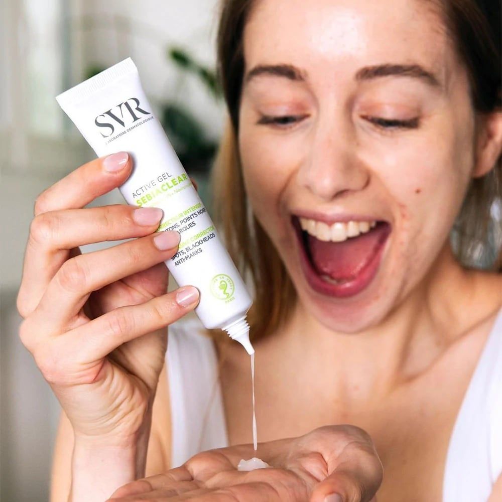 Kem làm giảm mụn và giúp loại bỏ dầu SVR SEBIACLEAR Active 40ml