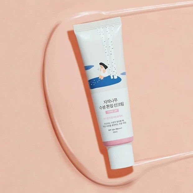 Kem chống nắng dưỡng ẩm Round lab Birch Juice Moisturizing / Tone up / Mild-Up 50ml