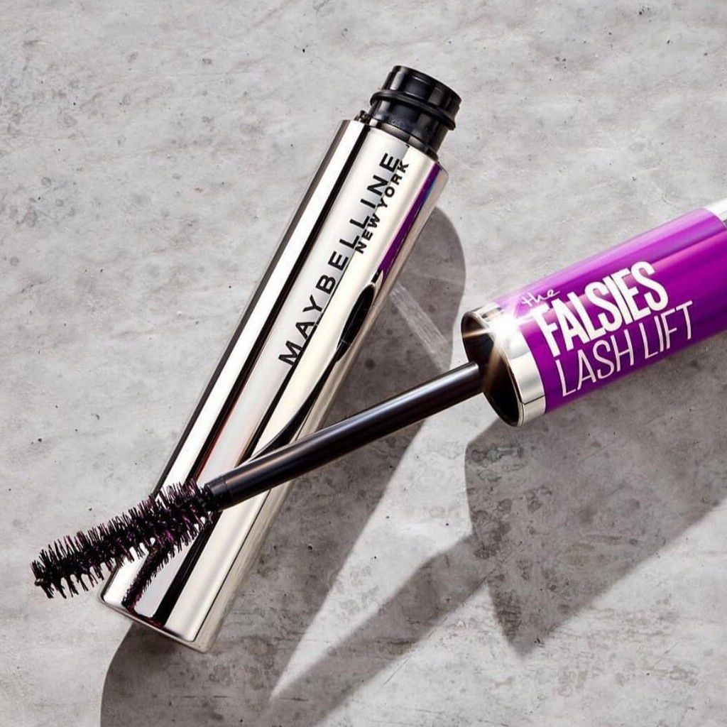 Mascara Uốn Mi, Làm Dài Và Dày Mi Tức Thì Maybelline The Falsies Lash Lift Waterproof - Black 8.6ml