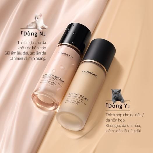 Kem Nền Carslan Lasting Moisture Foundation Ẩm Mịn Lâu Trôi 30g