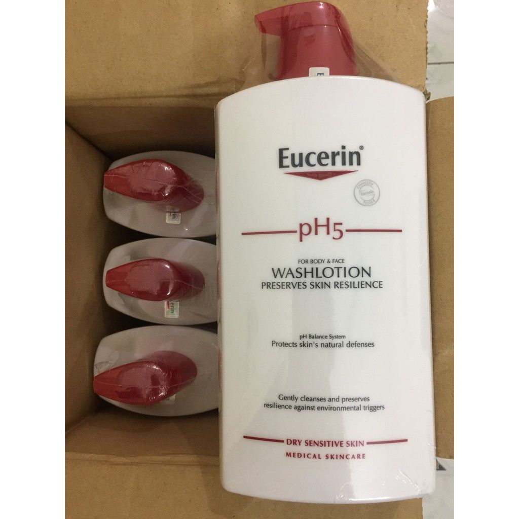 Sữa Tắm Eucerin pH5 Washlotion Dành Cho Da Nhạy Cảm
