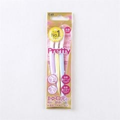 Set 3 Dao Cạo Lông Mày & Mặt Kai Pretty Kháng Khuẩn Nhật Bản