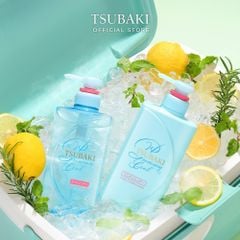 Cặp gội xả Tsubaki Premium Cool Set (490ml/chai)