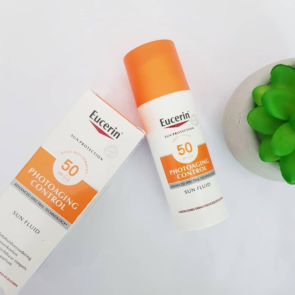 Kem Chống Nắng Eucerin Cho Da Lão Hóa SPF 50 50ml Sun Fluid Photoaging Control SPF 50+