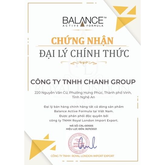 Tinh chất Balance Active Formula Vitamin C