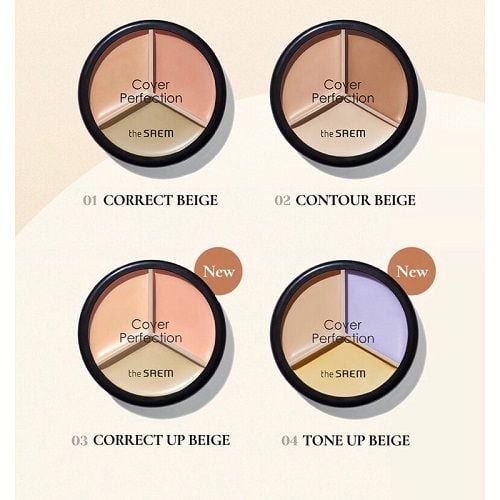Kem che khuyết điểm triệt sắc The Saem triple pot