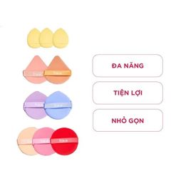 Horus Bộ bông mút trang điểm Makeup Puff Set