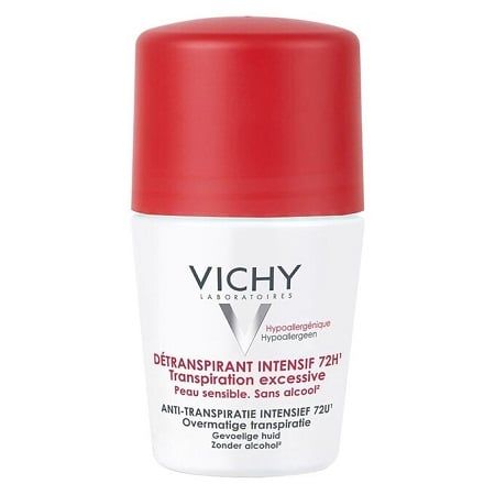 Lăn Khử Mùi Vichy Detranspirant Intensif 72H 48h Anti - Perspirant (50ml)