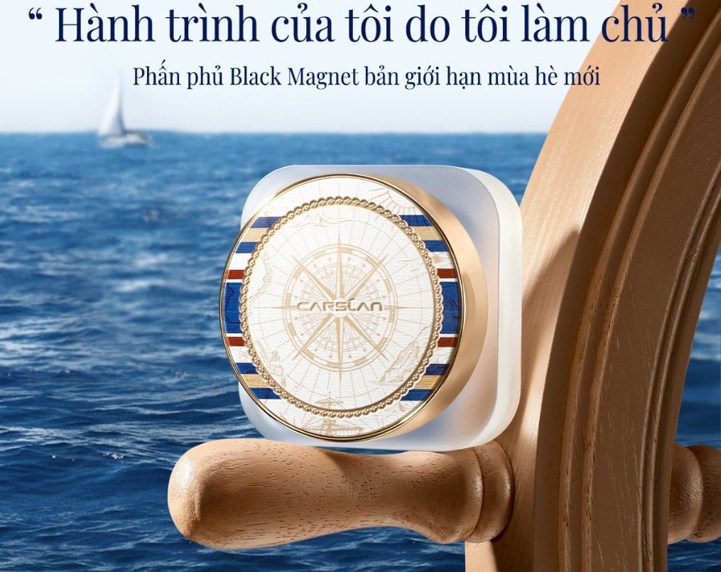 Phấn phủ bột Carslan Phiên Bản Giới Hạn  2.0 Black Magnet Soft Focus  01 Blue Purple