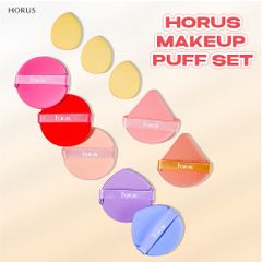 Horus Bộ bông mút trang điểm Makeup Puff Set