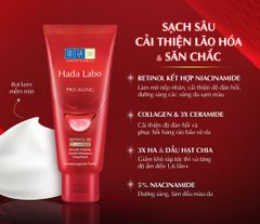 Sữa Rửa Mặt Hada Labo Cải Thiện Nếp Nhăn, Lão Hóa Da Pro Anti Aging Lifting Cleanser 80g