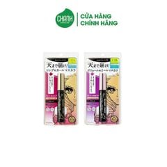 Mascara KISS ME Heroine Make Long/Volume And Curl Super Waterproof Mascara Nâng Cong Và Dài Mi